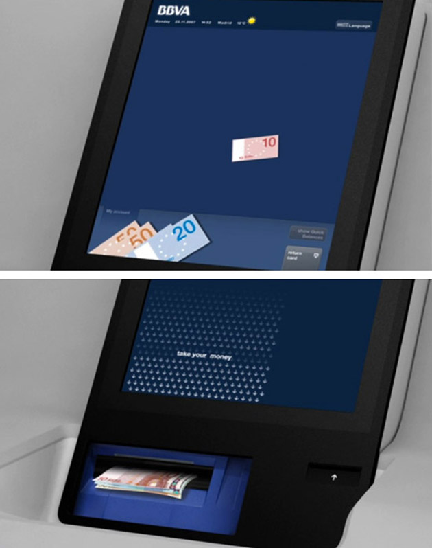 ATM Machine from the video, 'The Future of Self Service Banking'